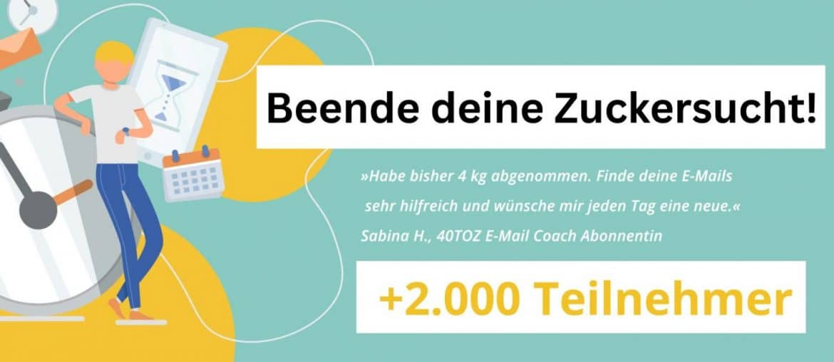 Beende deine Zuckersucht!