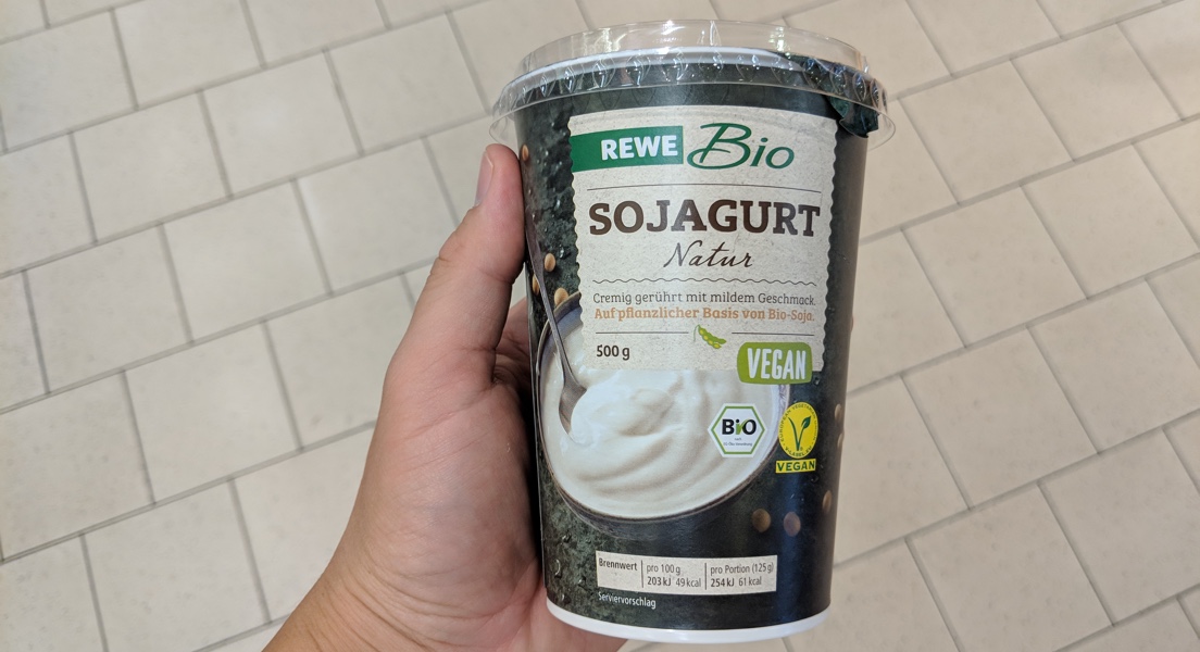 REWE BIO Soja Joghurt mit wenig Zucker