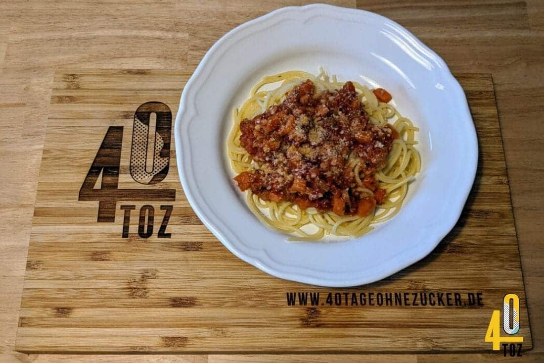Spaghetti Bolognese vegetarisch