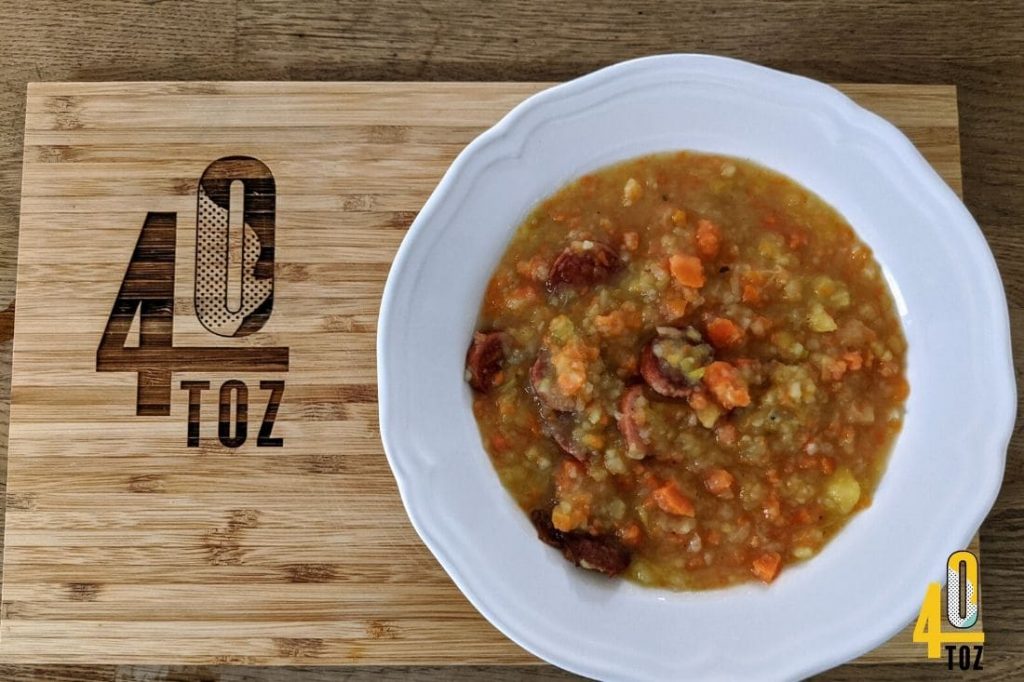 Kartoffelsuppe mit Würstchen und Speck | Rezept Kartoffelsuppe mit Würstchen und Speck | Rezept